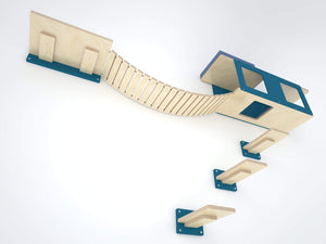 Big Cat Wall Shelf Bed Bundle - Wally BigCat Play Bundle - Scratchy Things Premium Pet Furniture