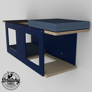 Big Cat Wall Shelf Bed Bundle - Wally BigCat Play Bundle - Scratchy Things Premium Pet Furniture