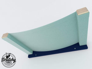 Big Cat Wall Shelf Bed Hammock - Wally BigCat Cot - Scratchy Things Premium Pet Furniture