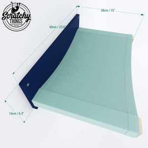 Big Cat Wall Shelf Bed Hammock - Wally BigCat Cot - Scratchy Things Premium Pet Furniture
