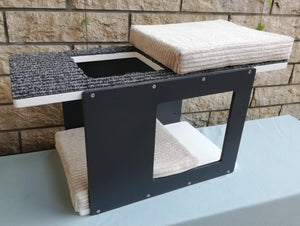 Big Cat Wall Shelf Bed - Wally Bigcat Tunnel Mini - Scratchy Things Premium Pet Furniture