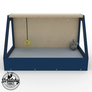 Big Cat Wall Shelf Bed - Wally Perch - Scratchy Things Premium Pet Furniture