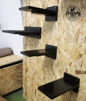 Car Wall Step Shelf - Wally 1-Step - Scratchy Things Premium Pet Furniture