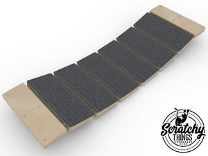 Cat Bridge Shelf Step Wide - Wally WideBridge (Solo - Solo mount) - Scratchy Things Premium Pet Furniture