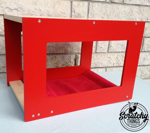 Cat Ceiling Shelf Bed Hammock - Wally Top Cot - Scratchy Things Premium Pet Furniture