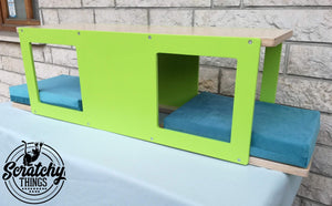 Cat Ceiling Shelf Bed - Wally Tunnel Top - Scratchy Things Premium Pet Furniture