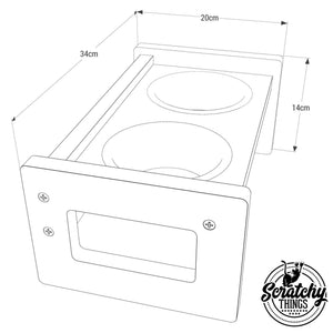 Cat Floor Feeder - Floory Brunch - Scratchy Things Premium Pet Furniture