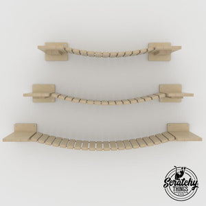 Cat Wall Bridge Shelf Step - Wally Bridge (1Step - 1Step mount) - Scratchy Things Premium Pet Furniture