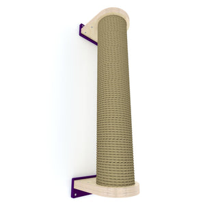 Cat Wall Scratching Pole Post Shelf - Wally Chonk Post - Huge cat scratching pole - Scratchy Things Premium Pet Furniture