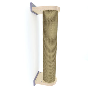 Cat Wall Scratching Pole Post Shelf - Wally Chonk Post - Huge cat scratching pole - Scratchy Things Premium Pet Furniture