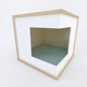 Cat Wall Shelf Bed Corner Box - Wally CornerBox - Scratchy Things Premium Pet Furniture