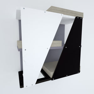 Cat Wall Shelf Bed - Sharp Loft - Scratchy Things Premium Pet Furniture