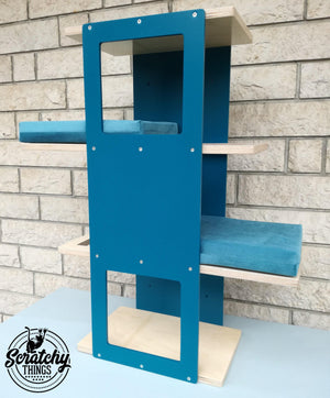 Cat Wall Shelf Bed - Wally Stacker - Scratchy Things Premium Pet Furniture