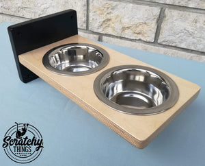 Cat Wall Shelf Feeder Step - Wally Step Feeder - Scratchy Things Premium Pet Furniture