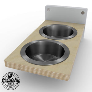 Cat Wall Shelf Feeder Step - Wally Step Feeder - Scratchy Things Premium Pet Furniture