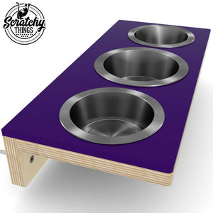 Cat Wall Shelf Feeder - Wally Feeder - Scratchy Things Premium Pet Furniture