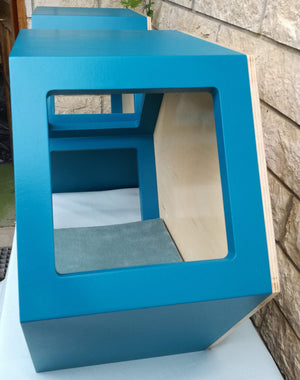 Cat Wall Shelf Hexagonal Bed Bundle - Wally Hex 25 2-pack - Scratchy Things Premium Pet Furniture