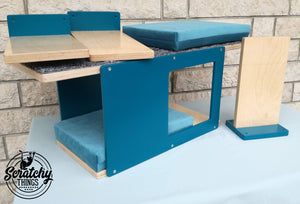 Cat Wall Shelf Step Bed Bundle - Wally Mini Bundle - Scratchy Things Premium Pet Furniture