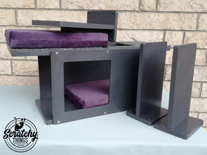 Cat Wall Shelf Step Bed Bundle - Wally Mini Bundle - Scratchy Things Premium Pet Furniture