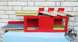 Cat Wall Shelf Step Bridge Bed Bundle - Wally Play Bundle - Scratchy Things Premium Pet Furniture