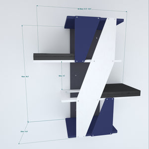 Big Cat Wall Shelf Bed Box - BigCat Sharp Stacker - Scratchy Things Premium Pet Furniture