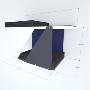 Big Cat Wall Shelf Bed Box - BigCat Sharp Tunnel Mini - Scratchy Things Premium Pet Furniture