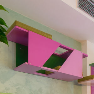 Big Cat Wall Shelf Bed Box - BigCat Sharp Tunnel - Scratchy Things Premium Pet Furniture