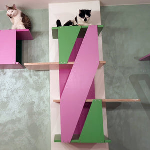 Big Cat Wall Shelf Bed Box - BigCat Sharp Stacker - Scratchy Things Premium Pet Furniture