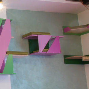 Big Cat Wall Shelf Bed Box - BigCat Sharp Tunnel Mini - Scratchy Things Premium Pet Furniture