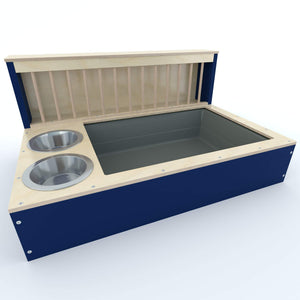 Rabbit Hay Feeder Litter box - Nibbler Combo Maxi 3in1 - Scratchy Things Premium Pet Furniture