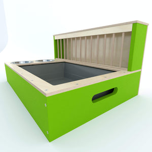 Rabbit Hay Feeder Litter box - Nibbler Combo Maxi 3in1 - Scratchy Things Premium Pet Furniture