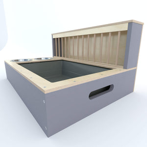 Rabbit Hay Feeder Litter box - Nibbler Combo Maxi 3in1 - Scratchy Things Premium Pet Furniture