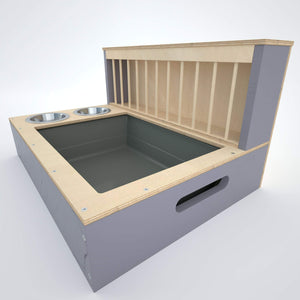 Rabbit Hay Feeder Litter box - Nibbler Combo Spectra 3in1 - Scratchy Things Premium Pet Furniture