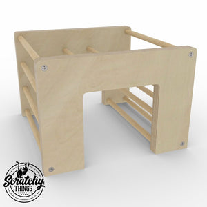 Rabbit Hay Rack Feeder Tunnel - Nibbler HayTunnel Mini - Scratchy Things Premium Pet Furniture