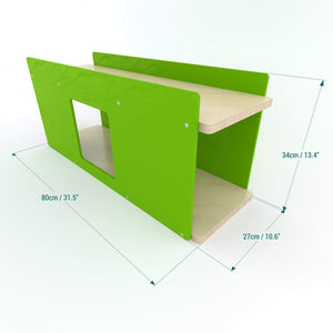 Bunny Rabbit House Box Tunnel - Nibbler Tunnel - Scratchy Things Premium Pet Furniture