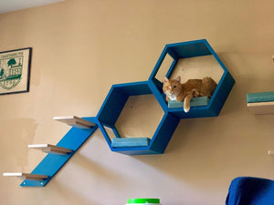 Car Wall Step Stairs - Wally 3-Step - Scratchy Things Premium Pet Furniture