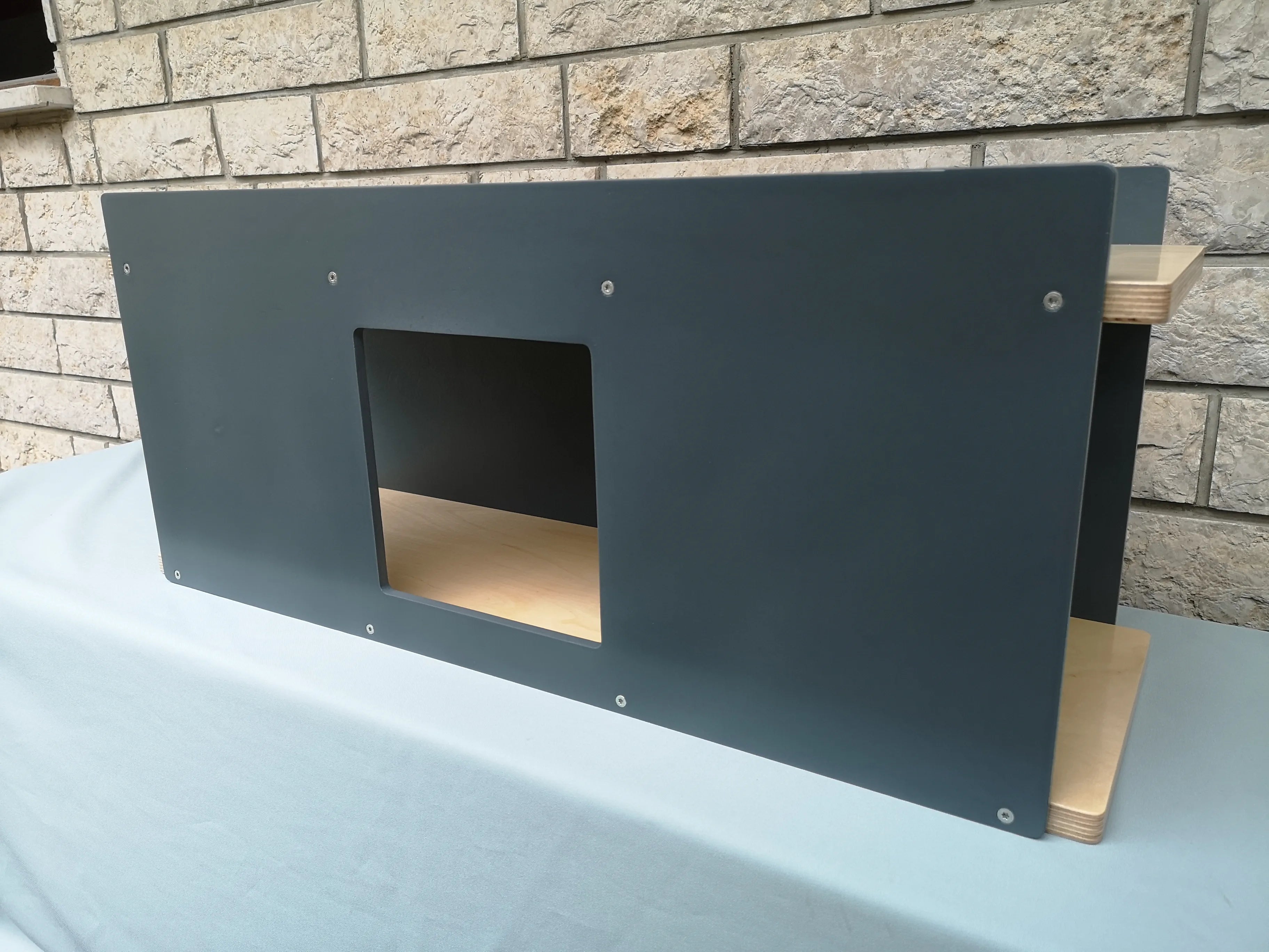 Bunny Rabbit House Box Tunnel - Nibbler Tunnel - Scratchy Things Premium Pet Furniture