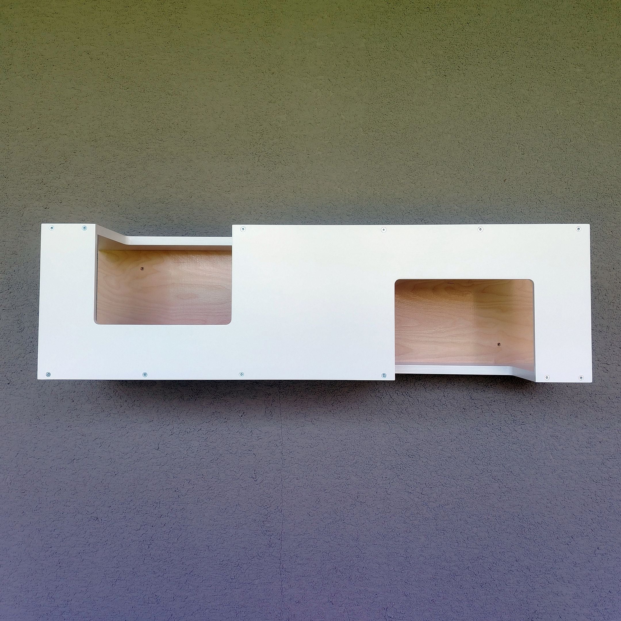 Cat Wall Shelf Bed Tunnel - Wally Mezzanine - Scratchy Things Premium Pet Furniture