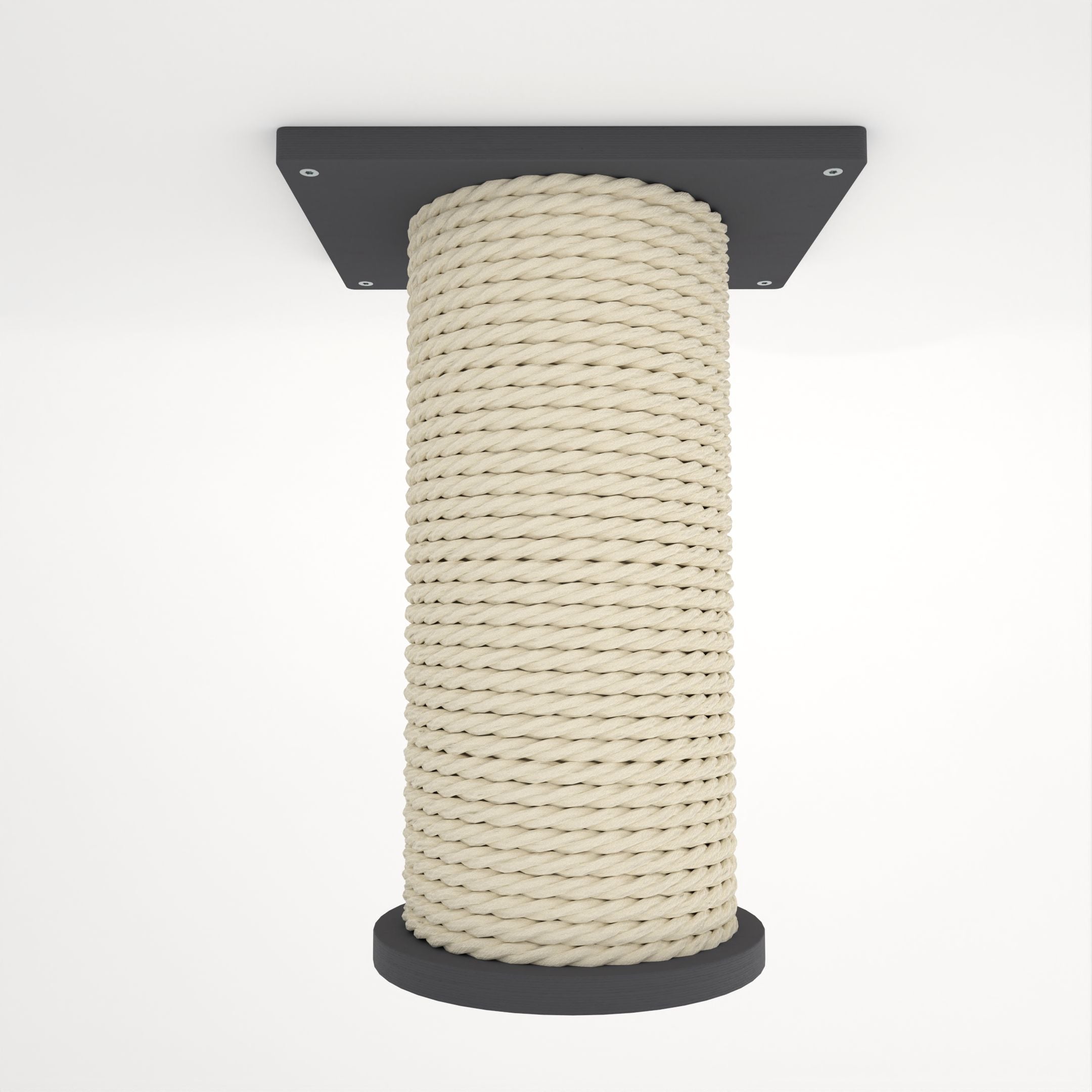 Cat Wall Scratching Pole Step Shelf - Wally Round Step Chonk - Scratchy Things Premium Pet Furniture