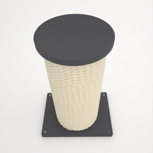 Cat Wall Scratching Pole Step Shelf - Wally Round Step Chonk - Scratchy Things Premium Pet Furniture