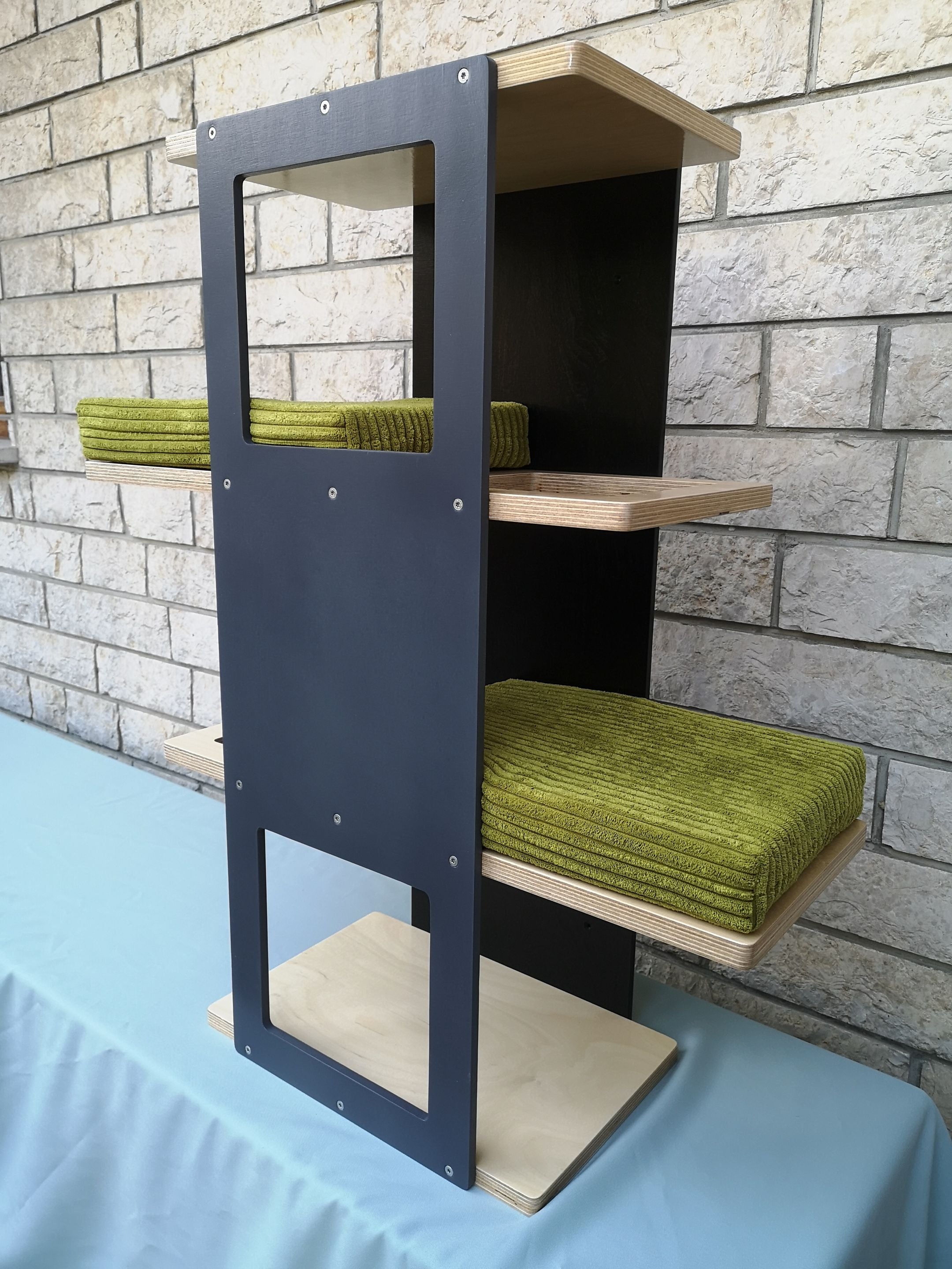 Cat Wall Shelf Bed - Wally Stacker - Scratchy Things Premium Pet Furniture