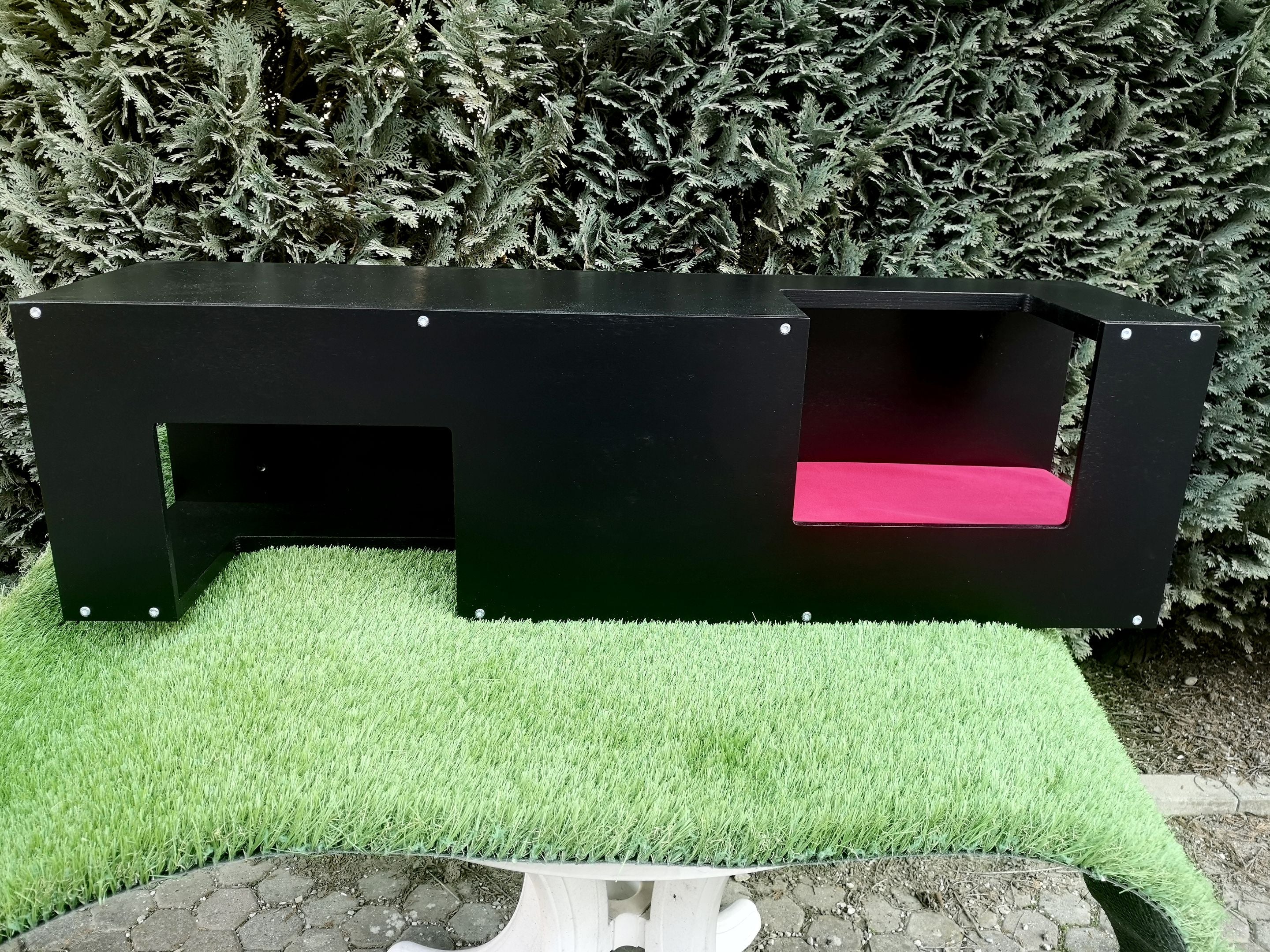 Cat Wall Shelf Bed Tunnel - Wally Mezzanine - Scratchy Things Premium Pet Furniture