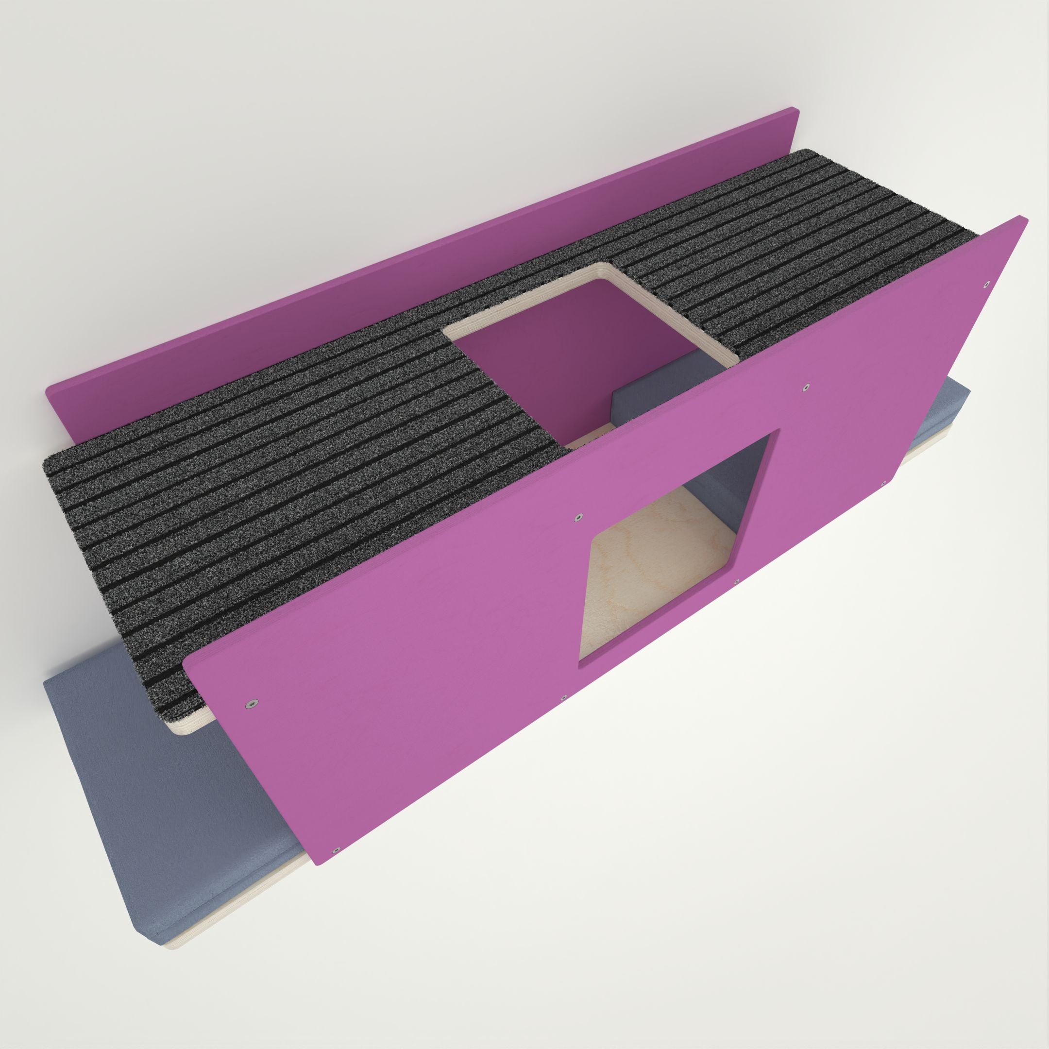 Cat Wall Shelf Bed Tunnel Bridge - Wally BridgeTunnel - Scratchy Things Premium Pet Furniture