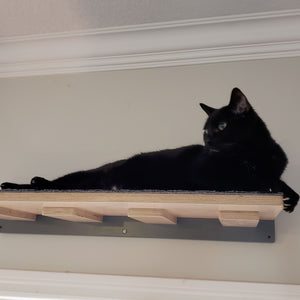 Cat Wall Shelf Step - Wally Flat - Scratchy Things Premium Pet Furniture