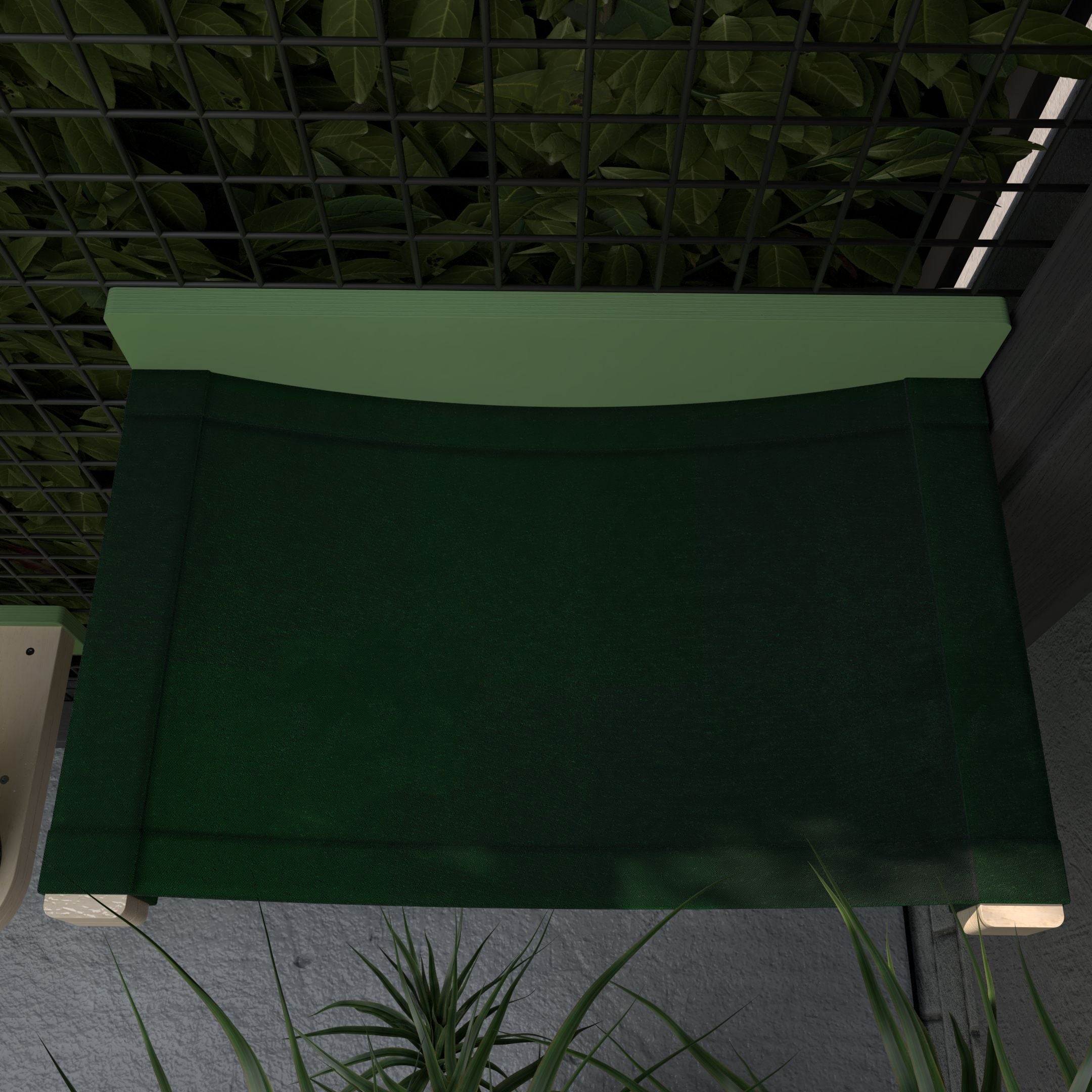 Catio Cat Wall Shelf Bed Cot Hammock - Catio Cot - outdoor cat hammock - Scratchy Things Premium Pet Furniture