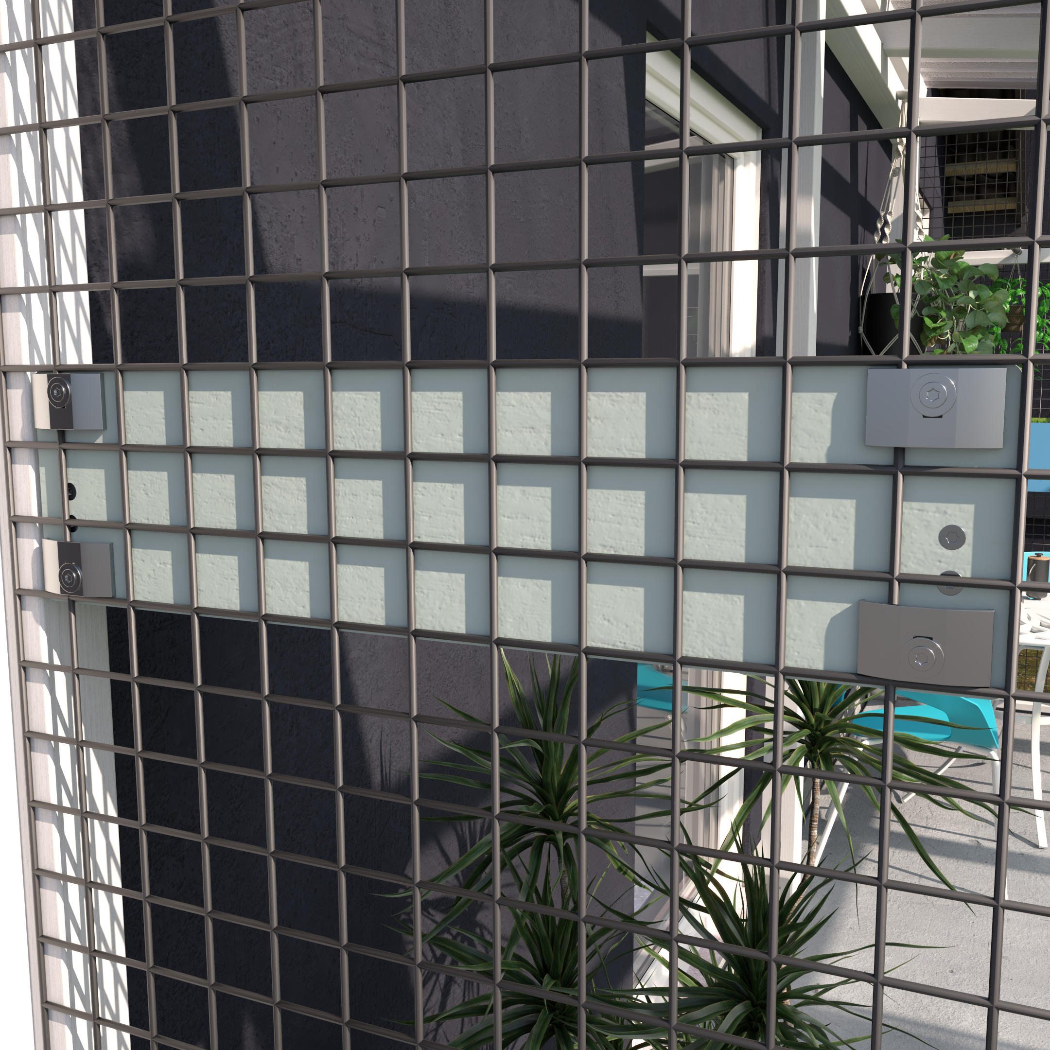 Catio Cat Wall Shelf Bed Cot Hammock - Catio Cot - outdoor cat hammock - Scratchy Things Premium Pet Furniture