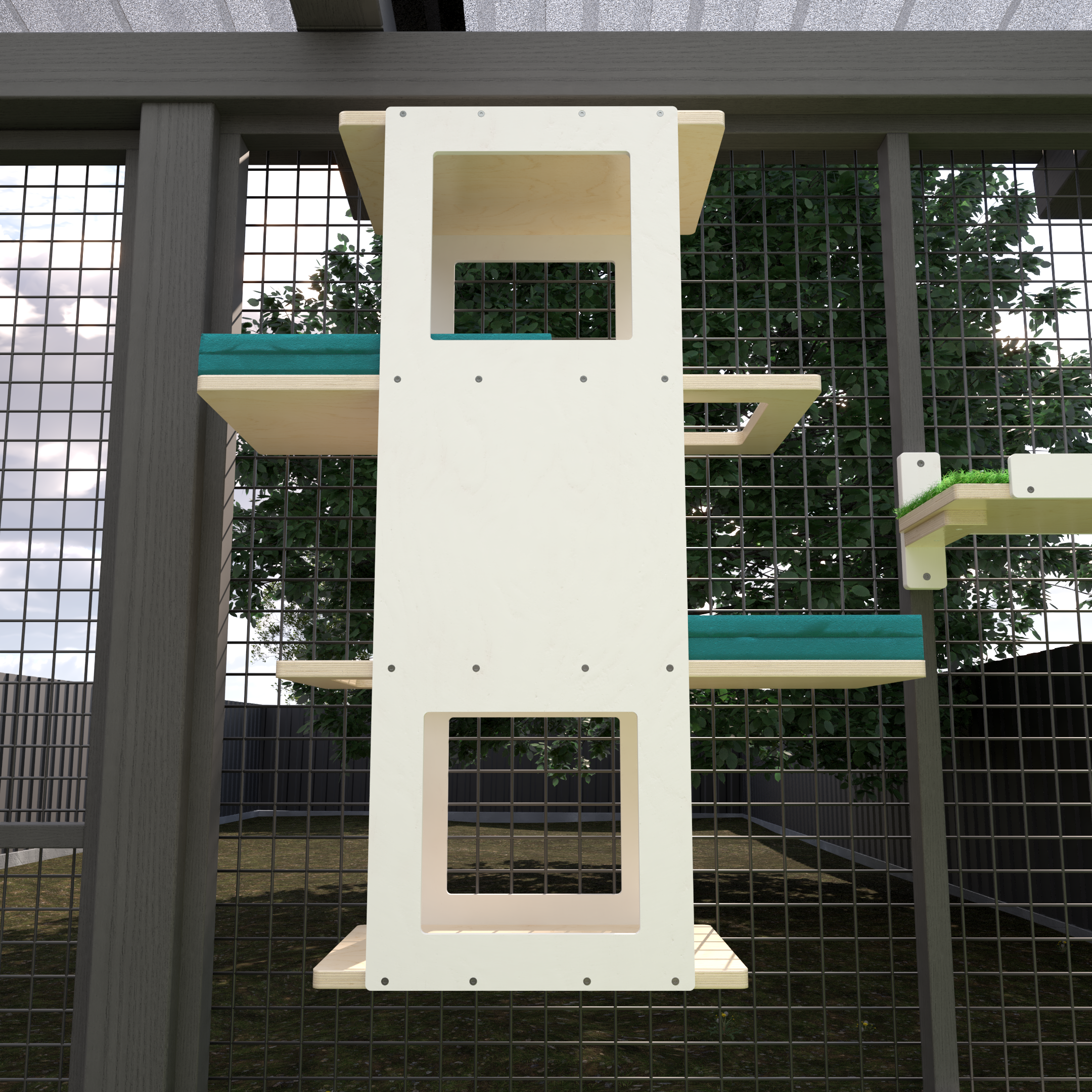Outdoor Cat Furniture - Catio BigCat Stacker from Scratchy – Scratchy ...
