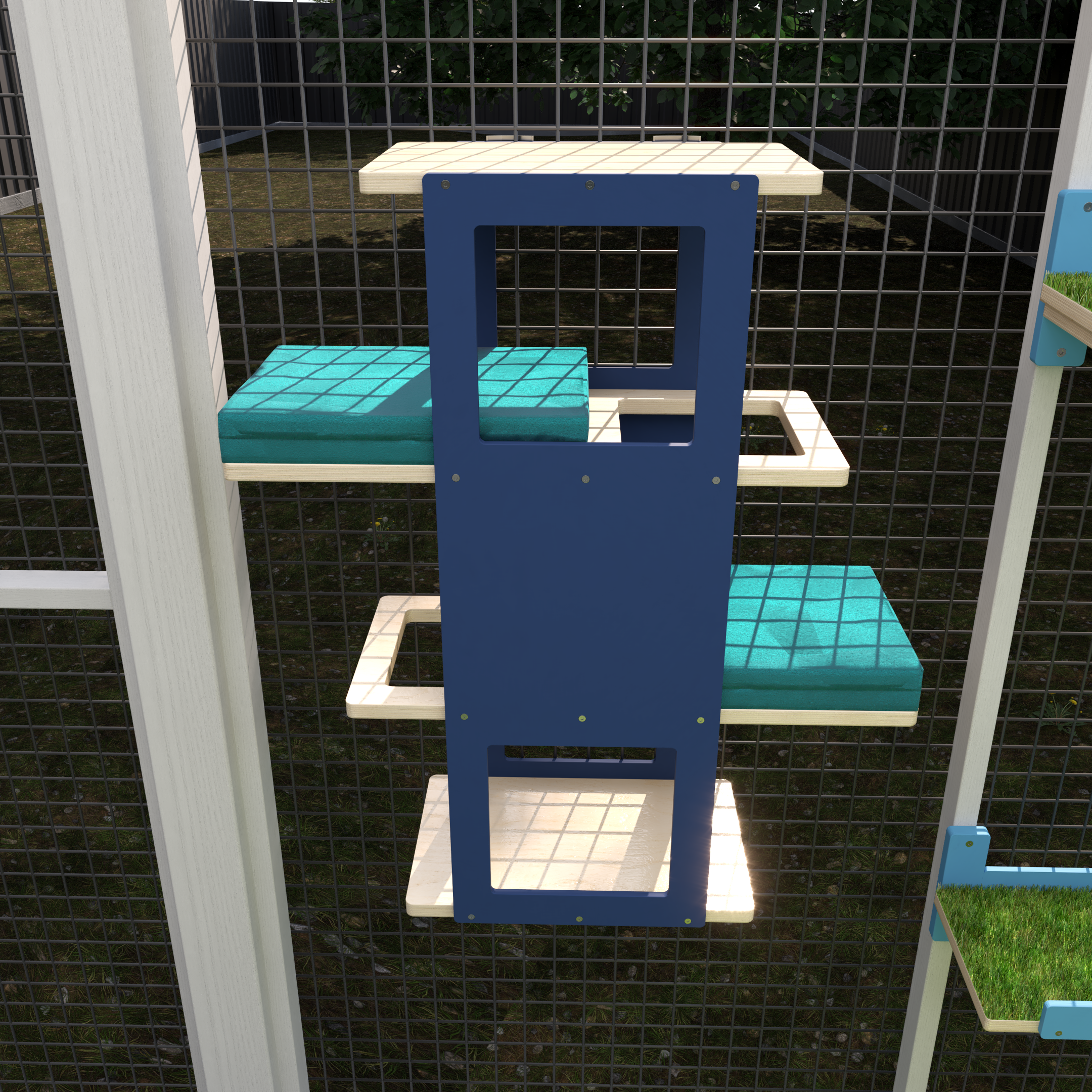 Outdoor Cat Furniture - Catio Stacker from Scratchy – Scratchy Things