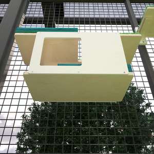 Catio Outdoor Cat Wall Shelf Bed Perch - Catio Tunnel Mini - outdoor cat house for cats - Scratchy Things Premium Pet Furniture