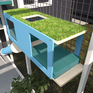 Catio Wall Shelf Tunnel Bed Perch - Catio Tunnel Upside Down - Scratchy Things Premium Pet Furniture